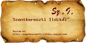 Szentkereszti Ildikó névjegykártya